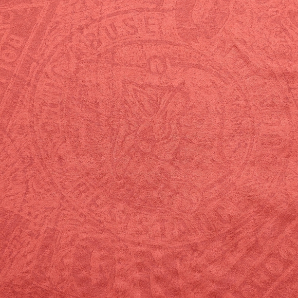 Vintage DARE All Over Print Dyed Red Men's Graphic T-Shirt Fruit Of The Loom 3XL - Picture 8 of 10